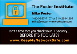 Mike Foster Business Cards