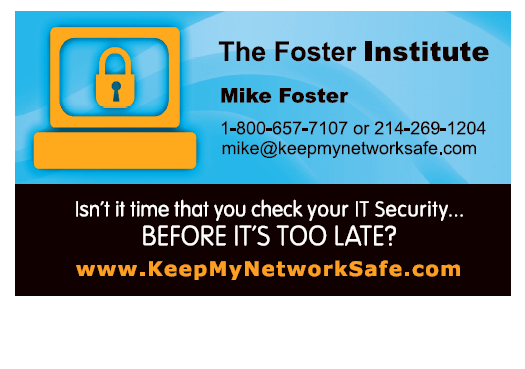 Mike Foster Business Cards