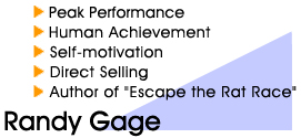 Randy Gage is a Prosperity Expert