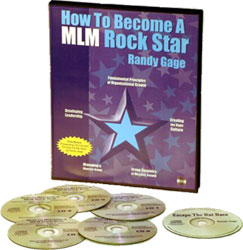 How to Become a MLM Rock Star 5 audio CD album with bonus prospect CD