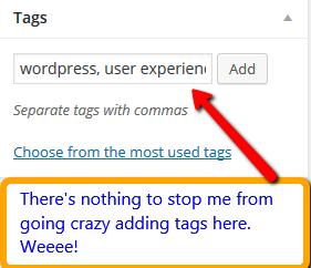 Adding Blog Tags