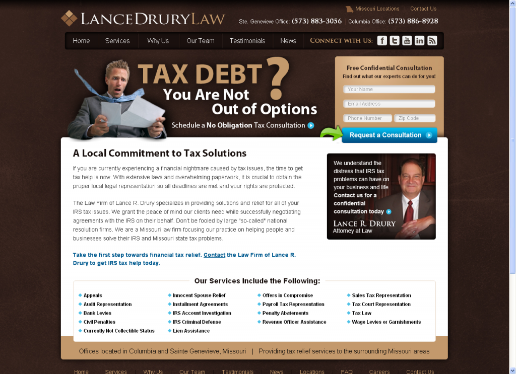 Lance Drury Law Website by Prime Concepts Group Lance Drury Law Website by Prime Concepts Group