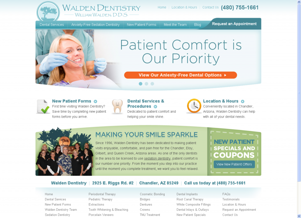 Walden Dentistry Website by Prime Concepts Group Walden Dentistry Website by Prime Concepts Group
