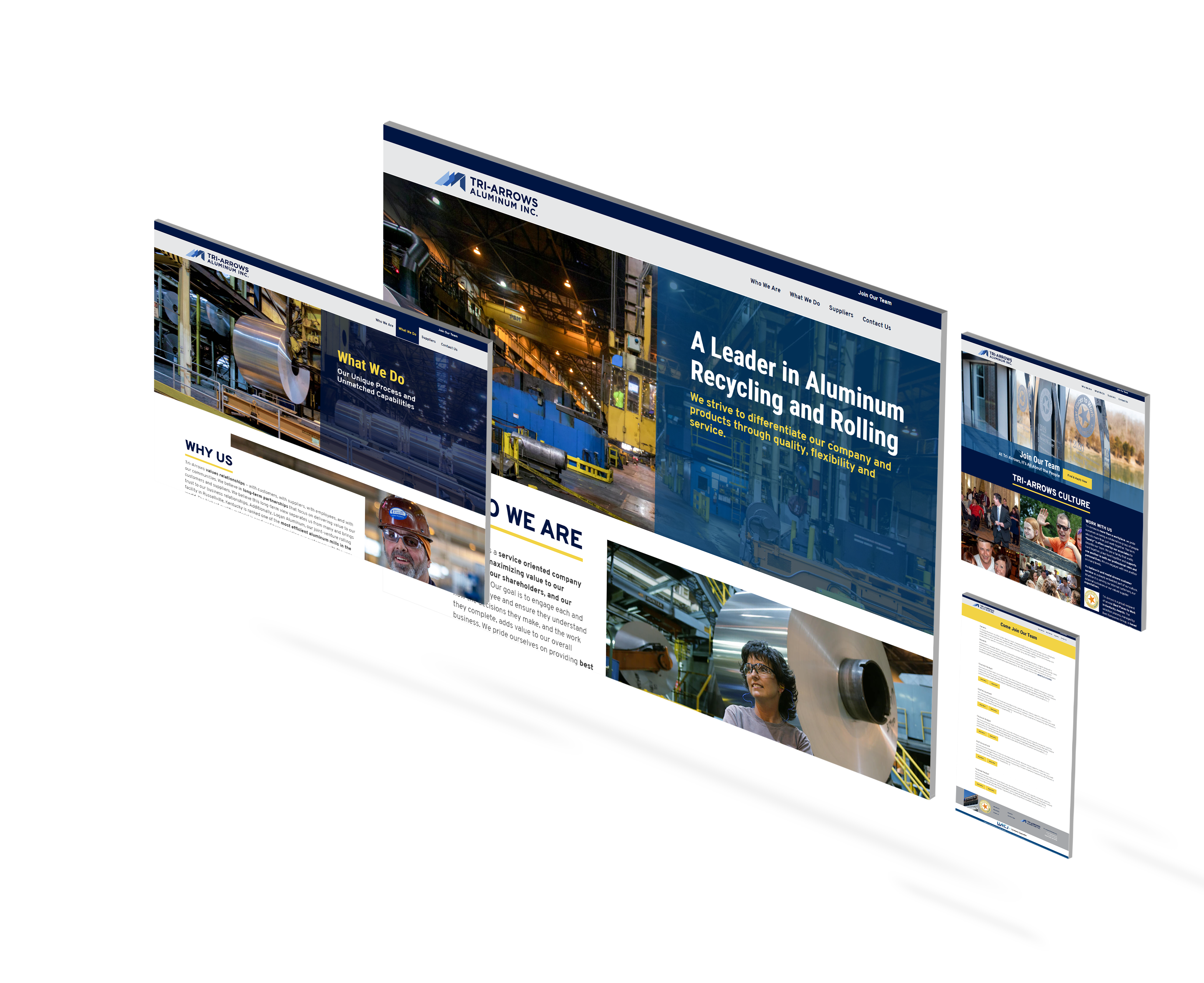 Tri-Arrows Aluminum Website Development Tri-Arrows Aluminum Website Development