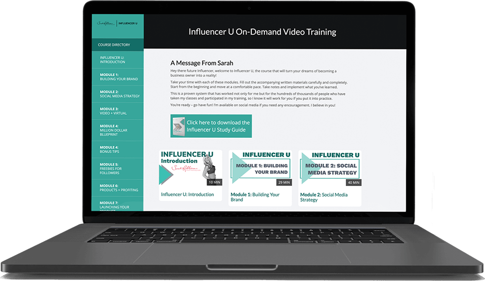 Influencer U-Dashboard Influencer U Dashboard