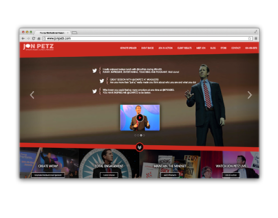 Jon Petz Website Design